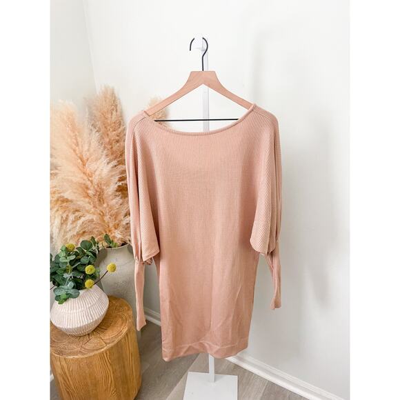 Rachel Comey Sisters Rib Knit Off Shoulder Dress Size 2 Cream - Picture 4 of 13